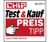 Testlogo: Canon PIXMA MG3250 - Chip Test & Kauf Preistipp