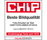 Test Chip: Beste Bildqualität für Canon Selphy CP910